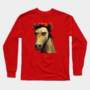 Unhappy Horse Long Sleeve T-Shirt